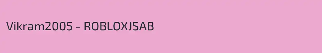 Vikram2005 - ROBLOXJSAB